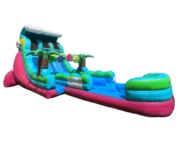 20FT Luau Splash Double Lane with Deep Pool