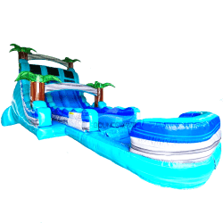 20FT Bahama Blast Double Lane with Deep Pool