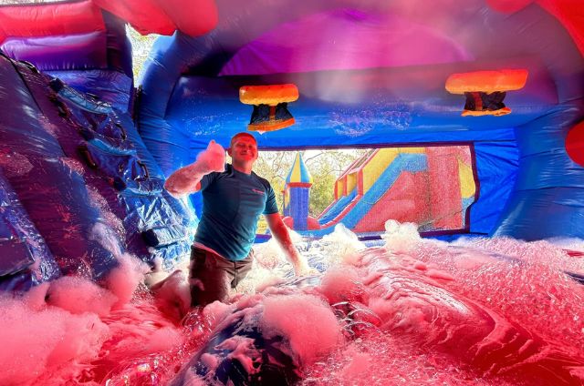 Bubbly Bounce Rentals Cleaning Process