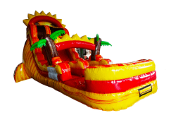 16FT Summer Sizzler Slide with Deep Pool