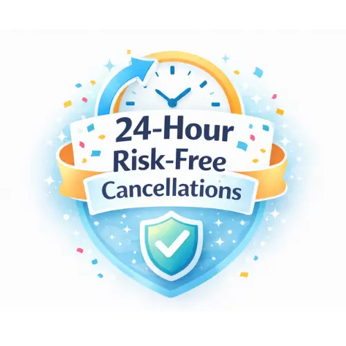 24 Hour Risk Free Cancellations